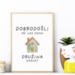 Grafika dom - hiša personalizirano